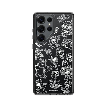 Galaxy S25 Ultra Clear 酷墨灰 - 迪士尼-皮克斯 PIXAR - 皮克斯系列 - 角色線條風格