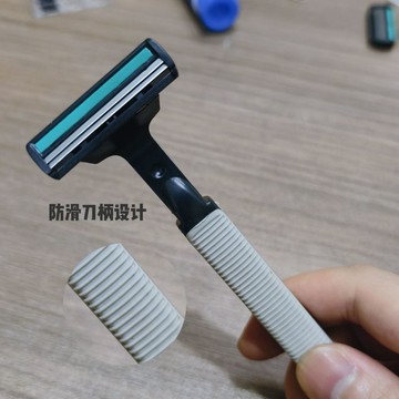 通用吉利手動雙層剃須刀男士衚須經典不銹鋼颳臉刀老式2層颳衚刀