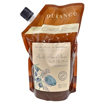 DURANCE 朵昂思 精油馬賽液態皂補充瓶 松木橄欖木 500ml 補充包  1包