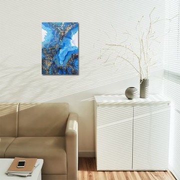 御畫房 當代國家級展覽畫家 抽象系列手繪油畫70×100cm(DB-104)