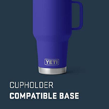YETI Rambler oz Travel Mug, Stainless Steel, Vacuum Insulated with Stronghold Lid, Offshore Blue