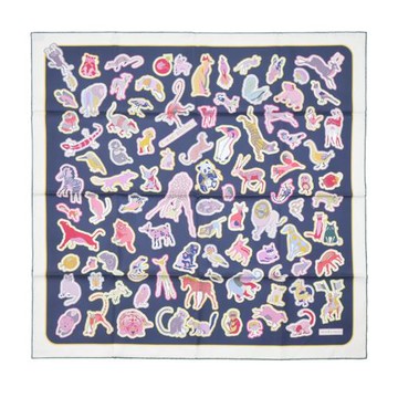 Hermes 愛馬仕 Caracteristick 90 cm手工捲邊斜紋真絲雙面方巾(軟呢/玫瑰)