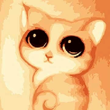WallFree窩自在★藝術DIY彩繪數字油畫12款任選-小貓咪