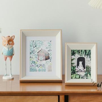 洗照片相框擺臺北歐風情侶夫妻照片框定制禮物6寸7寸8寸相架掛墻