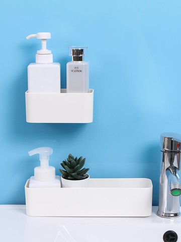 遙控器收納盒簡約免打孔桌側墻壁掛空調遙控板床頭手機收納置物架