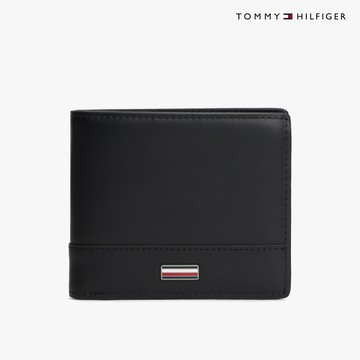 【Tommy Hilfiger】經典票卡皮夾_黑色