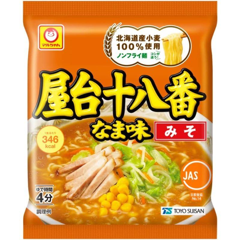 東洋水産 マルちゃん 屋台十八番 なま味みそ 5食パック×6セット 1ケース