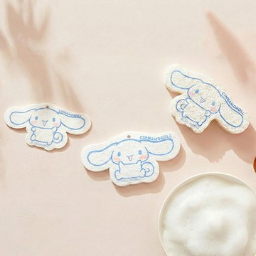 三麗鷗便攜造型壓縮海綿三入組 大耳狗