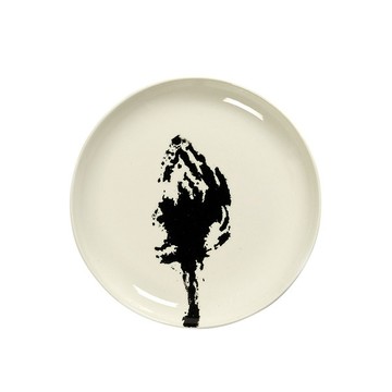 比利時Serax｜OTTO圓盤2入禮盒組19cm-白/黑洋薊