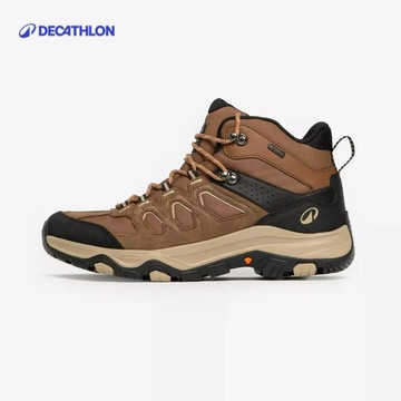 【迪卡儂】男款中階防水高筒登山健行靴 MH500｜Decathlon