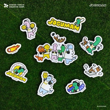 JOGUMAN 大張行李貼(棒球款)