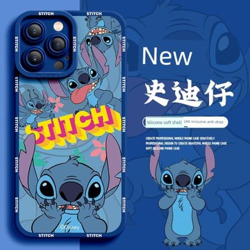 蘋果15手機殼iphone14新款硅膠promax鏡頭全包12適用pro的少女情侶11創意卡通x小眾男薄plus防摔78可愛史迪仔