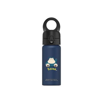 磁吸水壺 AquaStand 不鏽鋼 480cc - 無吸管 子夜藍 - 寶可夢 Pokemon - LOGO款-卡比獸