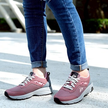 MIT【輕量緩震運動鞋-女款粉灰】運動鞋 休閒鞋 健走鞋 健步鞋