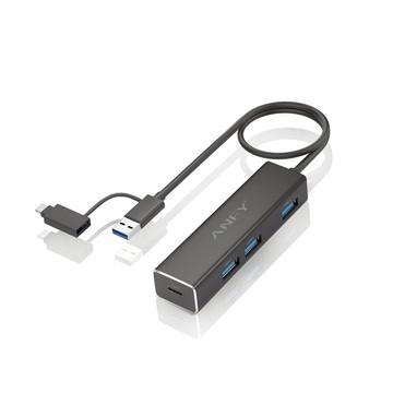 [台灣現貨] ANFY 3A+1C 4 Port USB3.1集線器 100cm H4100 含稅蝦皮代開發票