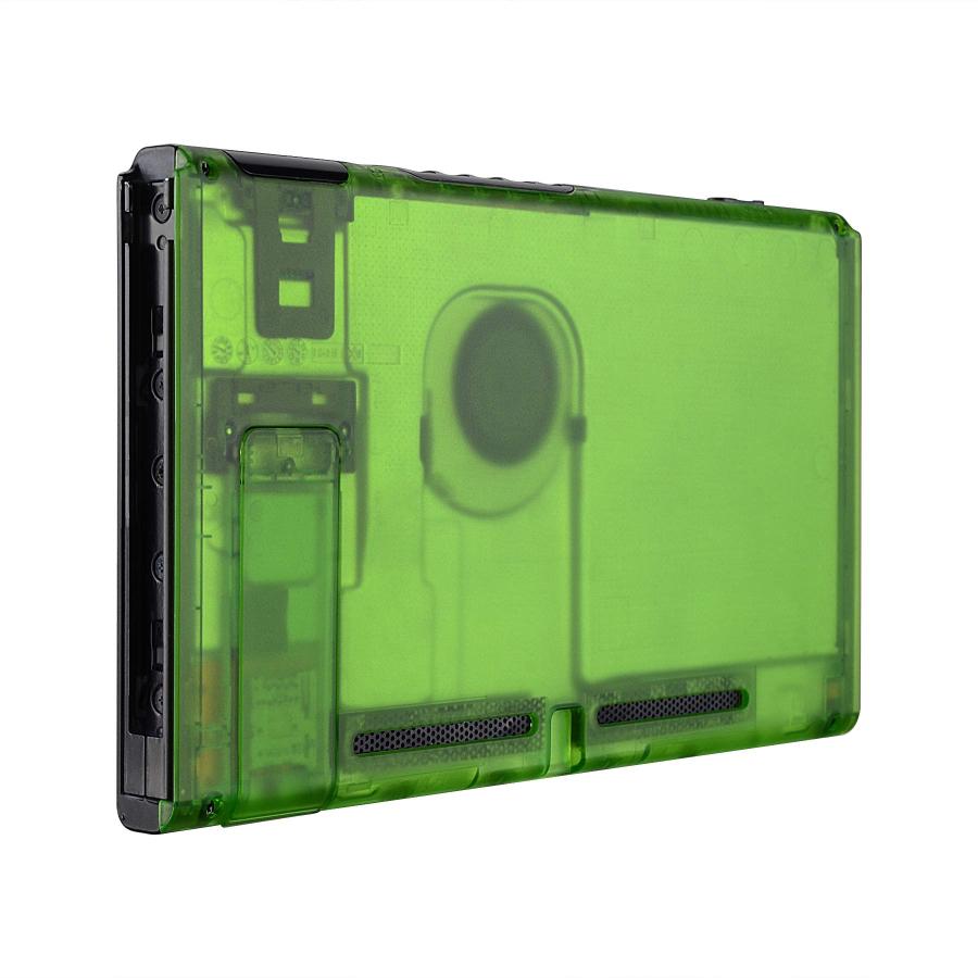 eXtremeRate Transparent Clear Green Console Back Plate DIY