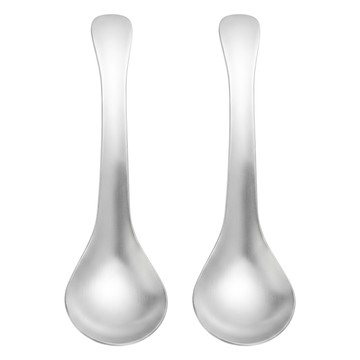 潔豹 大和304拉麵小匙  銀色  2支