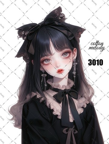 original sticker o.3010 人物貼紙 原創貼紙 cotton melody