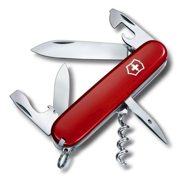 【Victorinox 瑞士維氏】瑞士刀 SPARTAN 12用刀 91mm-紅(1.3603)【墊腳石】