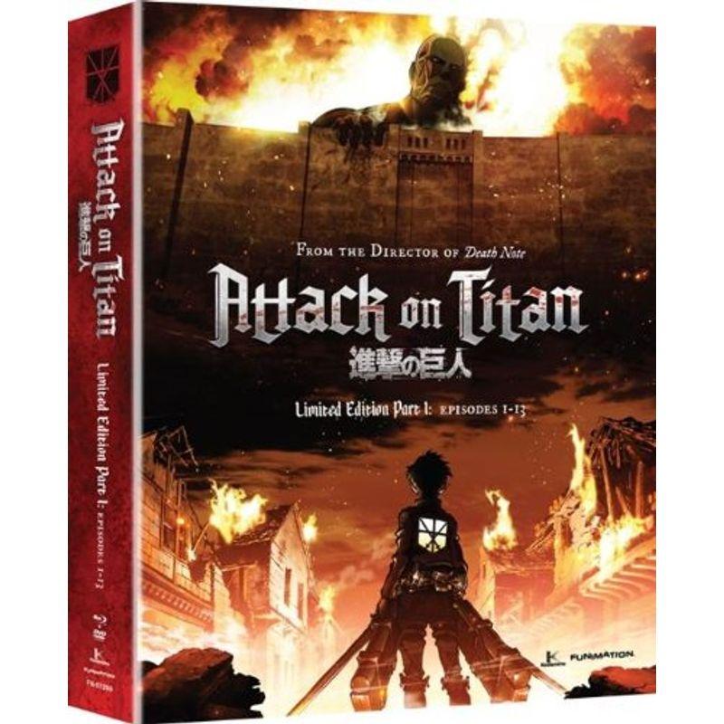 進撃の巨人： パート１ 限定版 北米版   Attack on Titan Pt.1 Blu-ray DVD Import