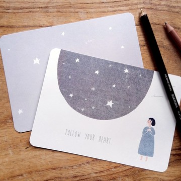 明信片-Follow Your Heart