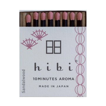 hibi 香氛火柴 10分鐘香薰 日本製造  檀香