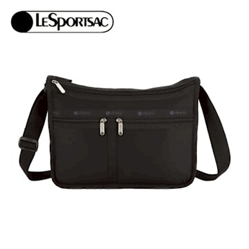 LeSportsac 2025夏季新品 Deluxe Everyday Bag 奢華斜背包(7507) RO86永恒黑