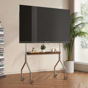 電視落地支架客廳臥室不銹鋼藝術移動式現代簡約掛架43-75寸家用