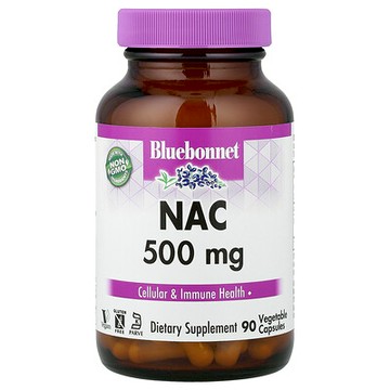 Bluebonnet Nutrition, NAC Vcaps 素食膠囊，500 毫克，90 粒裝