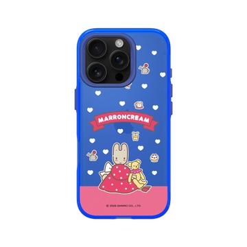 iPhone 16 Pro Clear 激光藍 - 三麗鷗-兔媽媽 Marron Cream - 兔媽媽與小熊