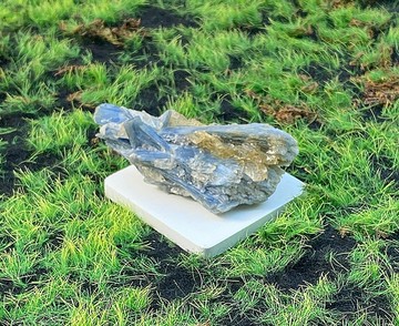 天然原礦藍晶石共生白水晶 快速出貨 提升溝通能力 旺人緣 風水