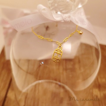 【焦糖小姐 Ms caramelo】925純銀 鋯石手鍊 平安 祝褔手鍊