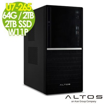 Acer 宏碁 Altos P130F10 SE 商用工作站 (U7-265/64G/2TB+2TB SSD/W11P)