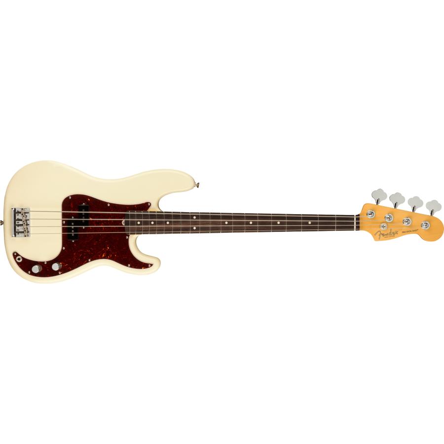 Fender American Professional II Precision Bass, Rosewood, Olympic White