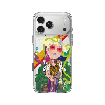 iPhone 17 Pro Max Clear Case（相機按鈕） 透明 - MITSUME - Snake dance