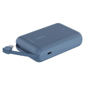 belkin 貝爾金 BoostCharge Pro 自帶線行動電源 10000mAh Type-C  藍色  BPB021