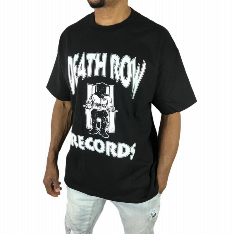 THREADS ON DEMAND プリント Tシャツ デスロウレコード Death Row Records 黒 ブラック 白 ホワイト アーティスト  メンズ トップス 半袖○tsa625 | LINEショッピング