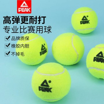 PEAK/匹克專業網球正品高彈性初學耐打耐磨訓練比賽專業無壓網球