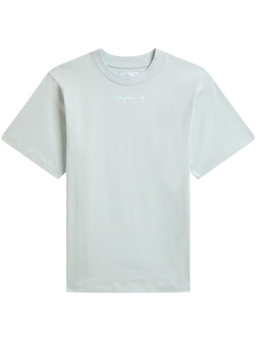 agnès b. - Christof cotton T-shirt - women - Organic Cotton - 2 - Blue
