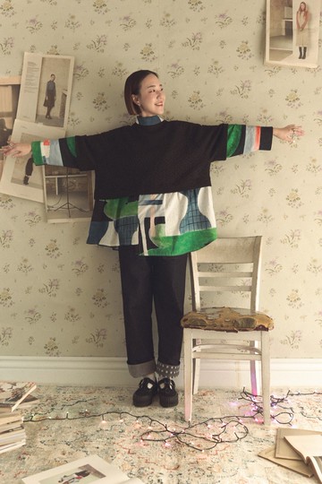 假內搭襯衫大學T