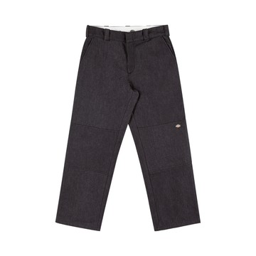 Dickies男款黑丹寧純棉經典85283雙膝設計牛仔寬鬆長褲|DK0A87TUG29