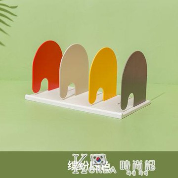 桌面創意書立兒童繪本書桌簡易書架學生桌上書本文件收納置物架 雙11全館免運