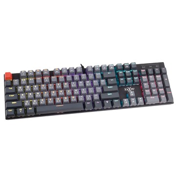 FOXXRAY 狐鐳 緋紅戰狐機械鍵盤 425 x 117 x 35mm 749g 原廠保固  FR-HKM-83  紅軸