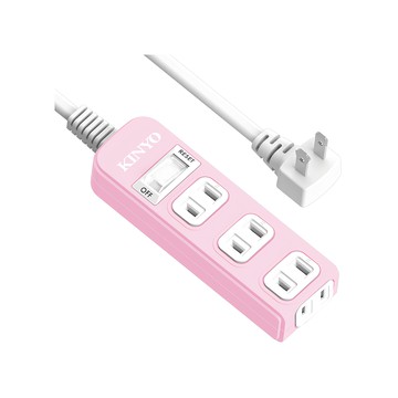 Kinyo 1開4插安全延長線  1.8m  1條