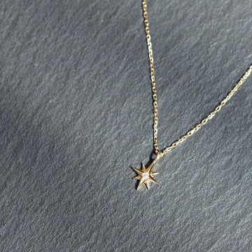 TOP K18YG×鏈條 K18YG×鑽石 0.007ct Sirius