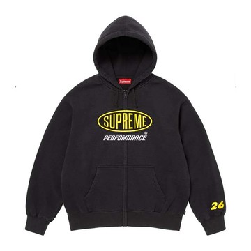 Supreme Oval Logo Zip Up Hooded 黑色 拉鍊 連帽外套 SUP-575 [台灣現貨]