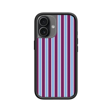 iPhone 17 Mod NX -邊框背蓋組合 (相機按鈕) 黑 - Pattern Play - 糖霜條紋