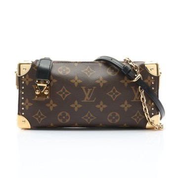 LOUIS VUITTON LV 路易威登 Slim Trunk 肩背包 棕色 原花帆布 M13147 二手精品 【二手名牌BRAND OFF】