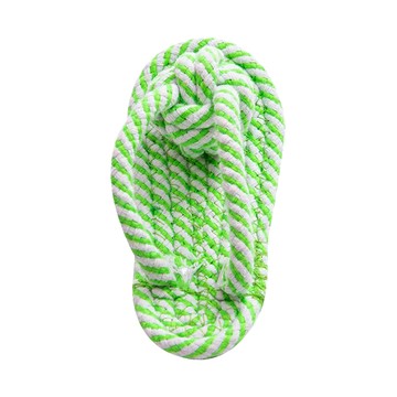 Little poppet 小小毛孩 寵物耐咬棉繩玩具  8 x 18cm  綠拖鞋  1個