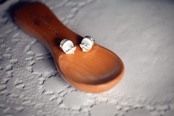 純銀 **背影系列= 鯨魚 ~ 純銀耳環** 純手作